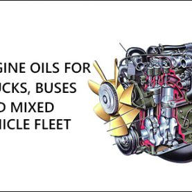 Engine oil for trucks, buses, and mixed vehicle fleet